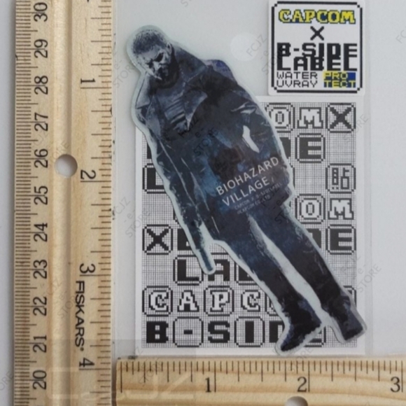 Capcom x B-Side Label - Resident Evil Sticker Collection Vol. 3 (Chris) - NEW - Picture 2 of 4